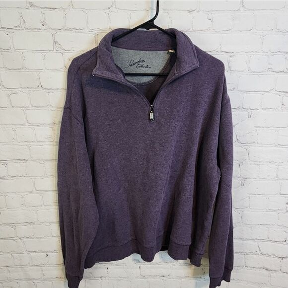 Men's Paradise Collection zip-up fleece sweater, size XL - Picture 1 of 5